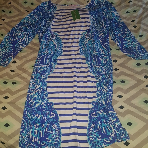 Nwt Lilly Pulitzer Nina dress size l - Picture 2 of 2